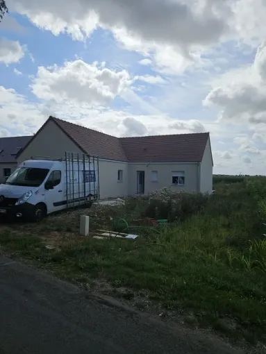 Réception du pavillon construit intégralement par la coopérative des travaux à Abbeville-Saint-Lucien, Compiègne, LCDT La Coopérative des Travaux