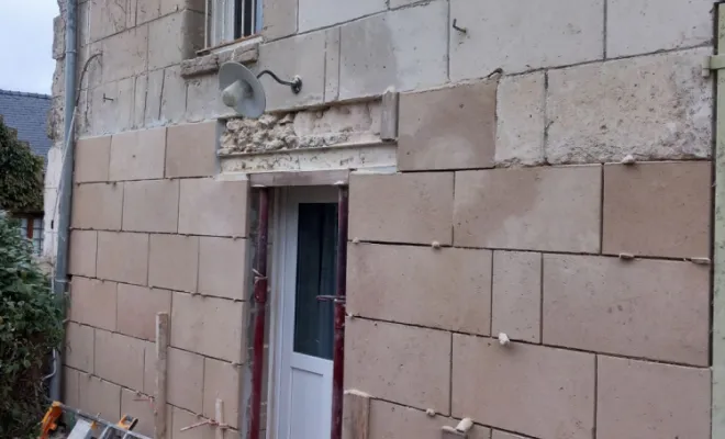 Réfection de la façade d'une longère à Chelles, Compiègne, LCDT La Coopérative des Travaux