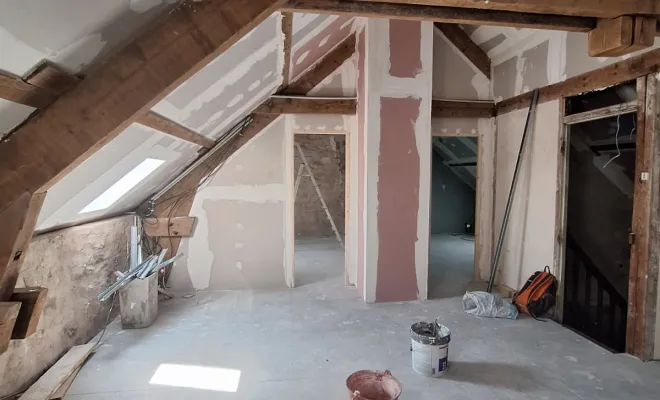 Aménagement d'un comble sur la commune de Cramaille, Compiègne, LCDT La Coopérative des Travaux