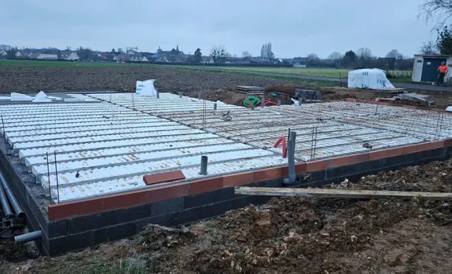 Réception du pavillon construit intégralement par la coopérative des travaux à Abbeville-Saint-Lucien, Compiègne, LCDT La Coopérative des Travaux