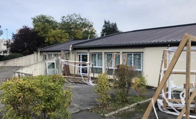 Remplacement des menuiseries extérieures et isolation thermique extérieure sur l'école maternelle Fiolet à Soissons, Compiègne, LCDT La Coopérative des Travaux