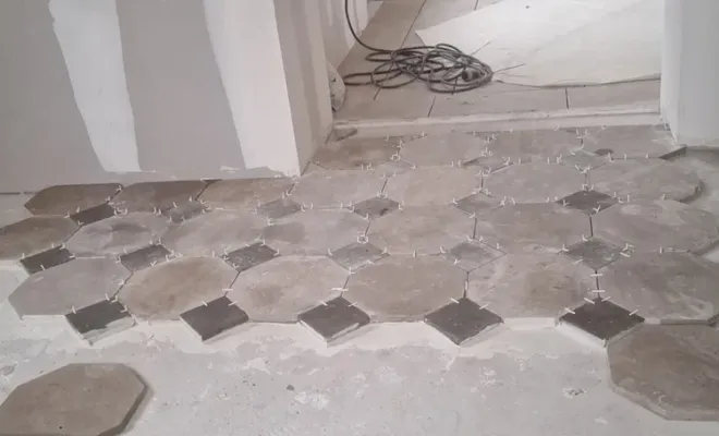 Pose de pierre naturelle avec cabochon dans une maison de maître à Compiègne, Compiègne, LCDT La Coopérative des Travaux