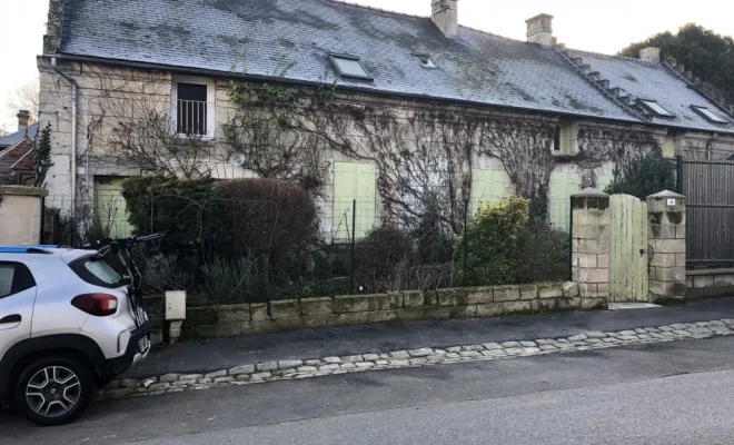 Création d'un mur de clôture en pierre, Compiègne, LCDT La Coopérative des Travaux